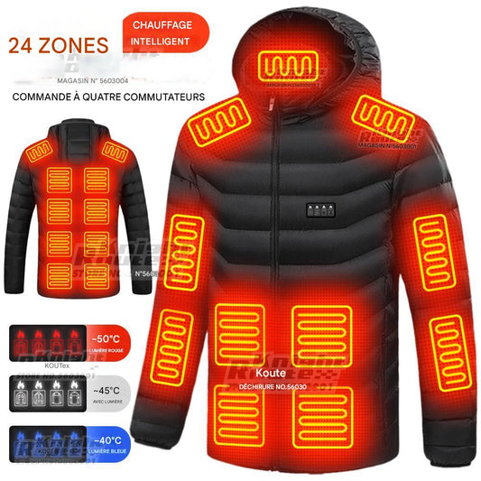 Veste Chauffante USB Moto Unisex