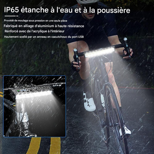 Lampe vélo Ultra Puissante 17LED 10000 mAh