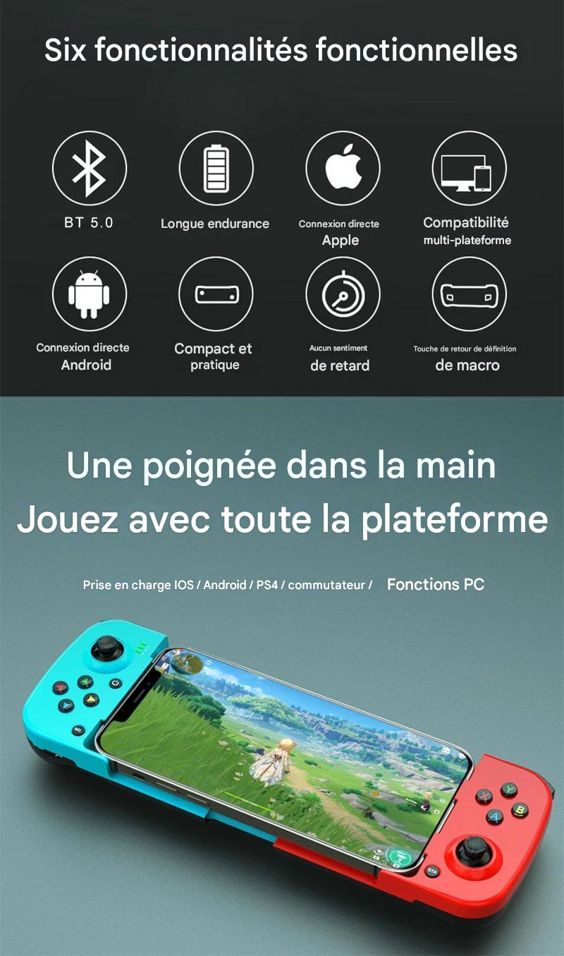 Manette de Jeu Bluetooth Extensible D3