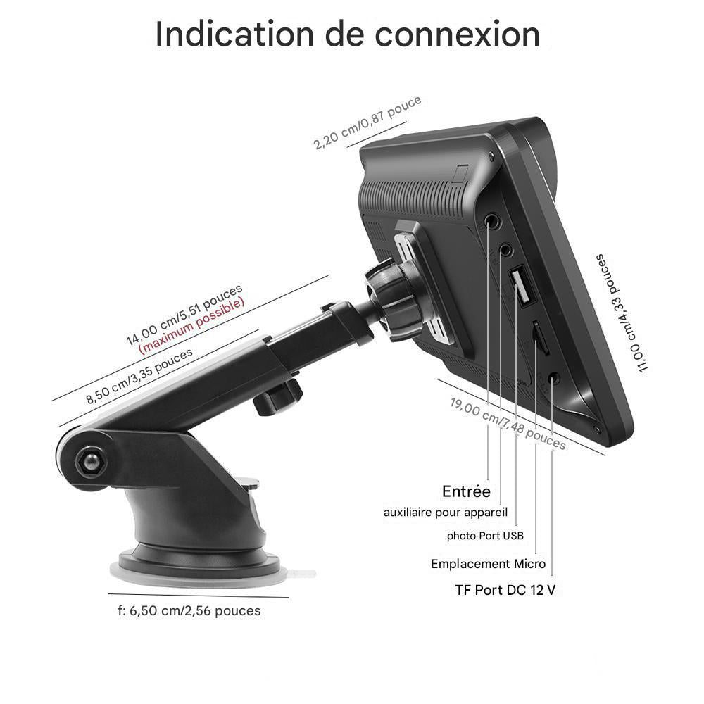 Écran Voiture CarPlay Android 7 pouces